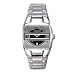 Harley Davidson Men's Silver Bracelet Watch Logo Shaped Dial 76B35