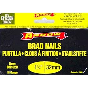 Arrow Fastener #BN1820 1-1 4 Nail Brad by ARROW FASTENER