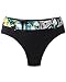 High-waist belted bikini bottom