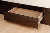 Prepac Espresso Twin/Mates Platform Storage Bed (3-drawers)