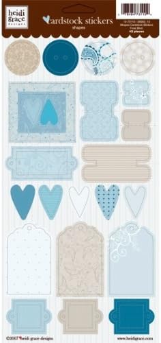 Heidi Grace Frost Blvd. Cardstock Stickers-Shapes