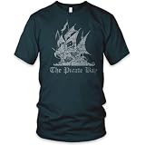 The Pirate Bay Distressed (White) Fine Jersey T-Shirt