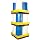 Dixie Poly BM-ES Polyethylene 4 Drum Econo-Stacker, 70 gallon Sump Capacity, 50" Length x 50" Width x 7" Height