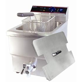 Adcraft Single Deep Fryer 6L W  Faucet by Deep Fryers