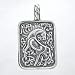 Sterling Silver Rectangular Horse - Epona Pendant, #8655