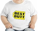 Best Butt Funny Slogan オーガニックベビーTシャツ 12 - 18 Months