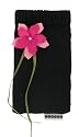 Kit Mobile Trendz Sock with Pink Ribbon Flower - Black