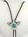 Turquoise Enamel Thunderbird Bolo Tie