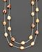 Fresh by Honora Sterling Silver & Brown Cultured Freshwater Baroque Pearl Necklace