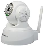 Esky C5700 WiFi IP Color Camera Monitoring System, Pan / Tilt, 2-way audio, IR Day/Night Vision, Motion Sensor --White