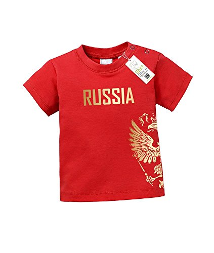 RUSSIA ADLER – RUSSLAND – BABY – Rot – T-SHIRT by Jayess-Baby Gr. 80/86