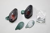 Turn Signals - SMOKE Lenses - Universal Motorcycle Lights - Honda CBR 600rr 1000rr, Suzuki GSXR 600 750 1000, Yamaha YZF R1 R6, Kawasaki Ninja ZX6r ZX9r ZX10r ZX12r ZX14