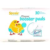 Sposie Booster Pads Diaper Doublers, 30 Pads