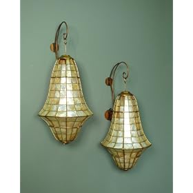 Coskata Capiz Lanterns by Kathy Kuo Designs