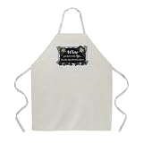 Wine Gets Better With Age Apron - Natural
