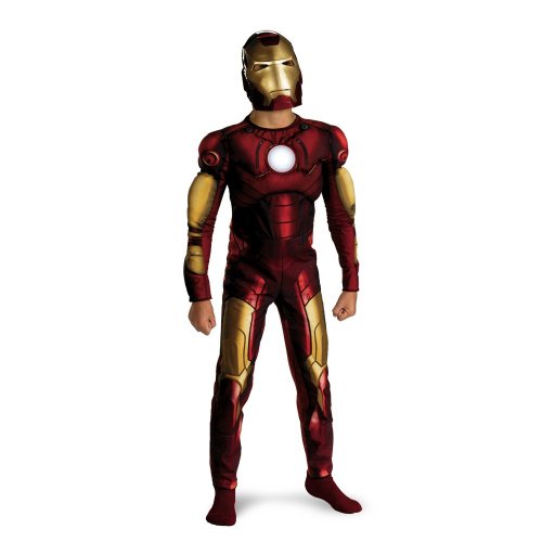 Iron Man Movie Quality Muscle Child Marvel Comics Superhero Super Hero Costume child tall 7-8
