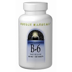 Vitamin B-6 500 mg Timed Release 50 Tablets