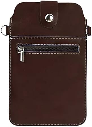 Joddge Universal Multifunction mini PU Leather Shoulder Bag Crossbody Wallet Cellphone Case Pouch Sleeve with Strap for iPhone 4 5S 6S Plus, S6 S6 Edge S7 S7 Edge Samsung Note 3 4 5 etc. (04# Coffee)