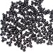 11mm Plastic Tri Bead, Black Opaque, 100/Pkg