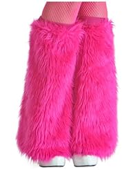 Apparel: Child Furry Boot Covers: Hot Pink (Standard) - Fun Costumes