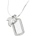 LogoArt Atlanta Falcons Sterling Silver Dog Tag