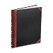 Boorum &amp; Pease Series Columnar Book, 6 Column, 150 Page, Black/Red (1602 1/2-150-6)