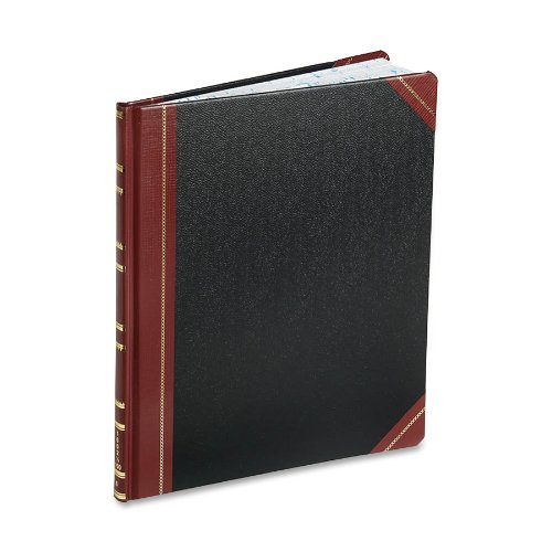 Boorum  Pease Series Columnar Book 6 Column 150 Page Black Red 1602 1 2-150-6B0006HX92I : image