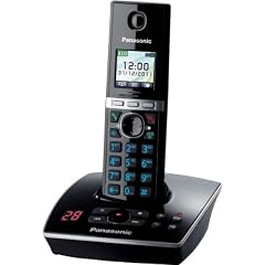 Panasonic KX-TG8061GB Telefon schnurlos mit Anrufbeantworter (1 Mobilteil) schwarz