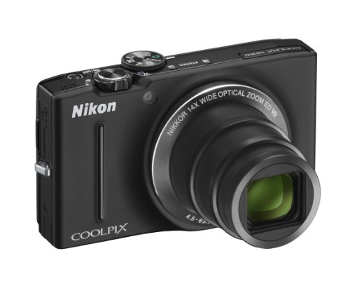 Coolpix S8200cmos Nikon Optical Nikkor  Glass Digital Camera 1080p Videoblack Lens  Zoom 