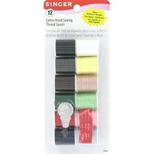 Singer-Mercerized-Cotton-Hand-Thread-Assorted-Colors-12-Spools