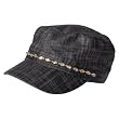 Journee Collection Womens Rhinestone Accent Military Cap