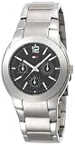 Tommy Hilfiger Men's 1790503 Black Multi Eye Dial Stainless Steel Bracelet Watch