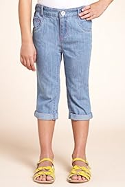 Pure Cotton Cropped Jeans