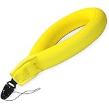Waterproof Camera Float , TETHYS [Buoyance Series] Waterproof Float Strap for Underwater Camera and Waterproof Life Pouch Case - Universal Floating Wristband/Hand Grip Lanyard Works with GoPro, Nikon, Canon, Sony,Pentax,Camcorders,Panasonic, Keys and Sunglas -[ Yellow]