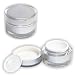 15ml Designer Geltiegel NF15 silber-transparent - Leerdose mit Abdichtscheibe