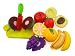 Cutting Fruits Food Playset for Kids with Cutting Board Play Set
