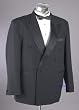 New Mens Black Double Breasted (DB) Tuxedo Suit - High Quality, Comfortable, and Extremely Fashionable