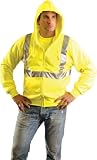 Lightweight Hi-Viz Hooded Sweatshirt (ANSI Class 2) - 5XL