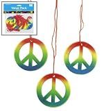 Rainbow Peace Sign Necklaces - Novelty Jewelry & Necklaces
