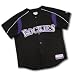Colorado Rockies Authentic MLB Batting Practice Jersey (Black) (Medium) - Medium