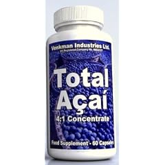 Acai Berry 100% Rein, Die Beste Qualit�t, Die Es Gibt. 60 x 1000-mg Kapseln (Vorrat f�r jeweils 30 Tage)
