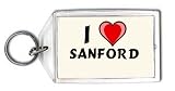 I Love Sanford Keychain