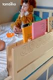 Alpha-Bookshelf Bed Rail, size small for mattresses 0-5" thick