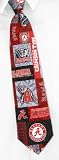 Alabama Collage by NCAA gray silk ties