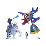 MatchBox Mega Rig Adventure - Ice Tiger Trap with Water Harpoon, Capture Collar, Matchbox Man, Rescue Raft, Glacier Plane and Baby Penguin