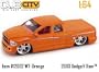 Jada Dub City Metallic Orange 2003 Dodge Ram 1:64 Scale Die Cast Truck
