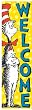 VERTICAL BANNER CAT IN THE HAT