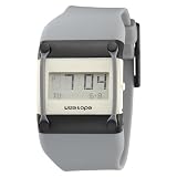 Wize & Ope Unisex WO-BUMP-3 Bumpers Digital Black Dial Grey Strap Black Slide Watch