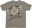 Nintendo Legend of Zelda Distressed Gray Logo T-shirt Tee