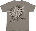 Nintendo Legend of Zelda Distressed Gray Logo T-shirt Tee